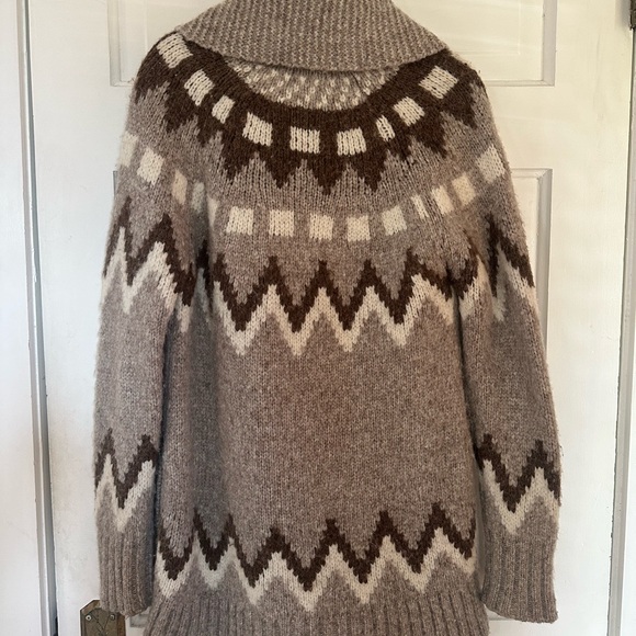 Faherty Driggs Alpaca Cardigan Vintage Fairisle - Picture 3 of 7